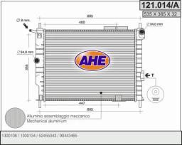 AHE Radiateur, refroidissement du moteur AHE