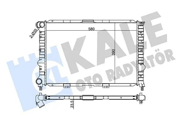 KALE OTO RADYATOER Radiateur, refroidissement du moteur KALE OTO RADYATÖR