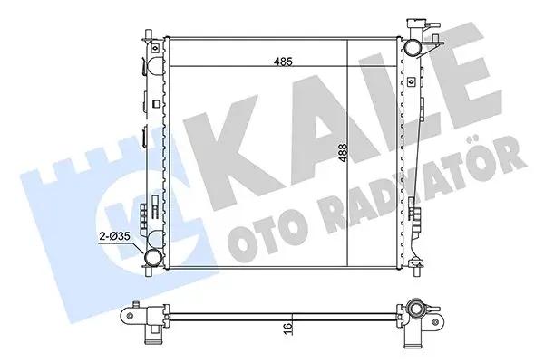 KALE OTO RADYATOER Radiateur, refroidissement du moteur KALE OTO RADYATÖR