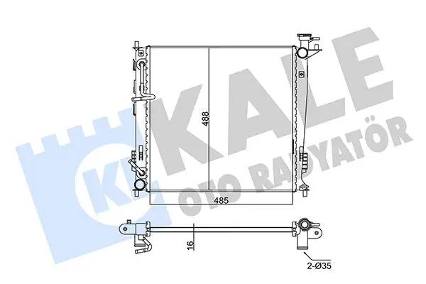 KALE OTO RADYATOER Radiateur, refroidissement du moteur KALE OTO RADYATÖR