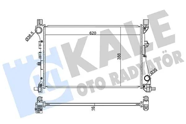 KALE OTO RADYATOER Radiateur, refroidissement du moteur KALE OTO RADYATÖR