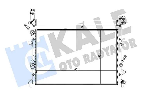 KALE OTO RADYATOER Radiateur, refroidissement du moteur KALE OTO RADYATÖR