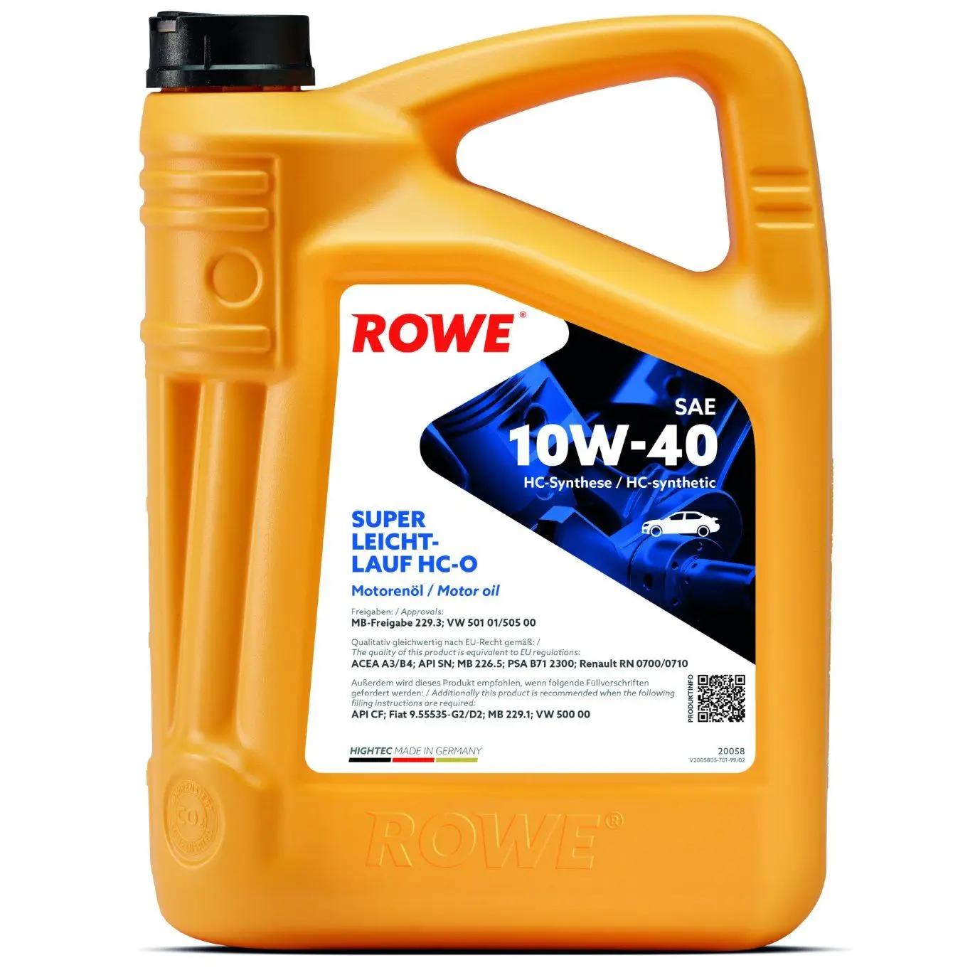 ROWE Huile moteur ROWE