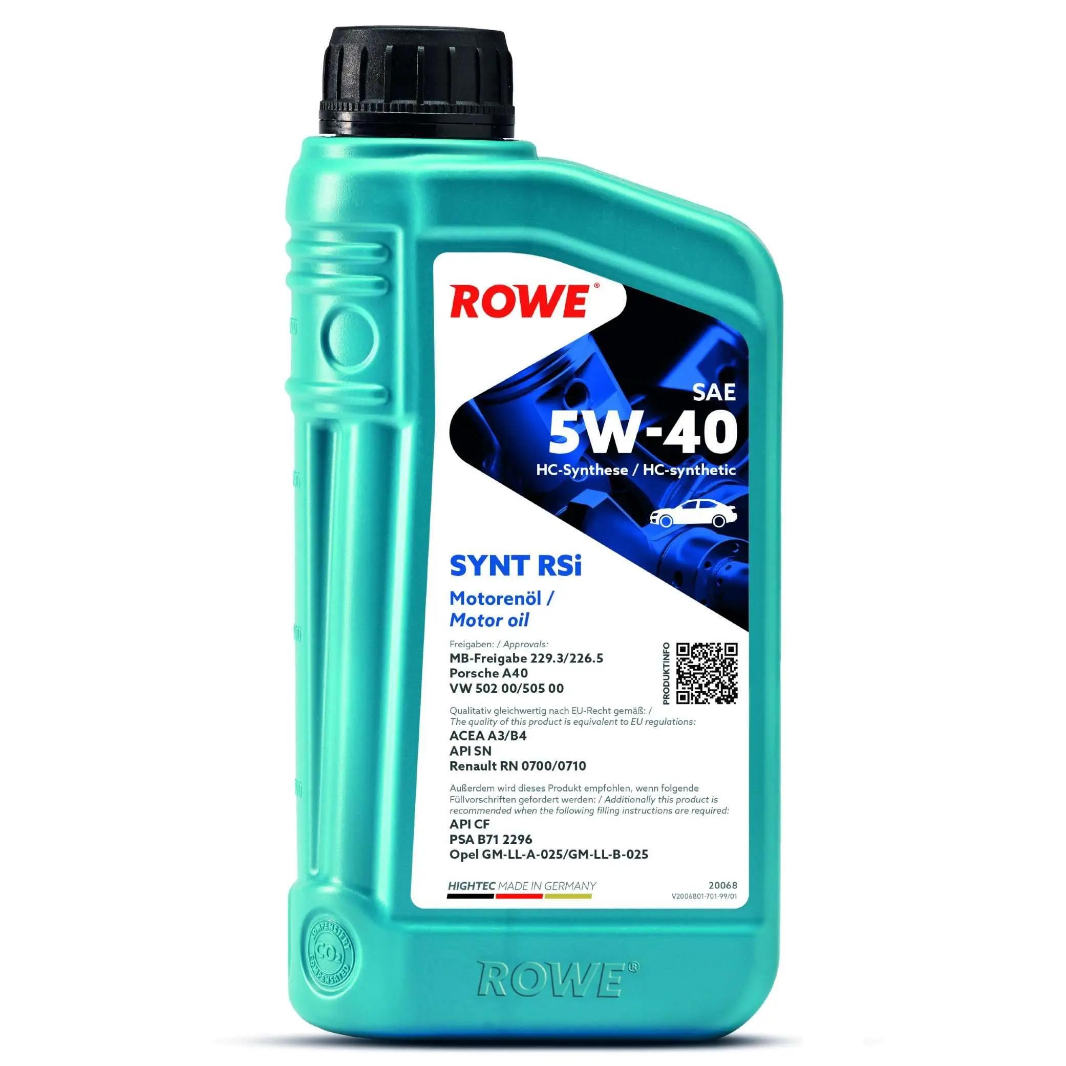ROWE Huile moteur ROWE