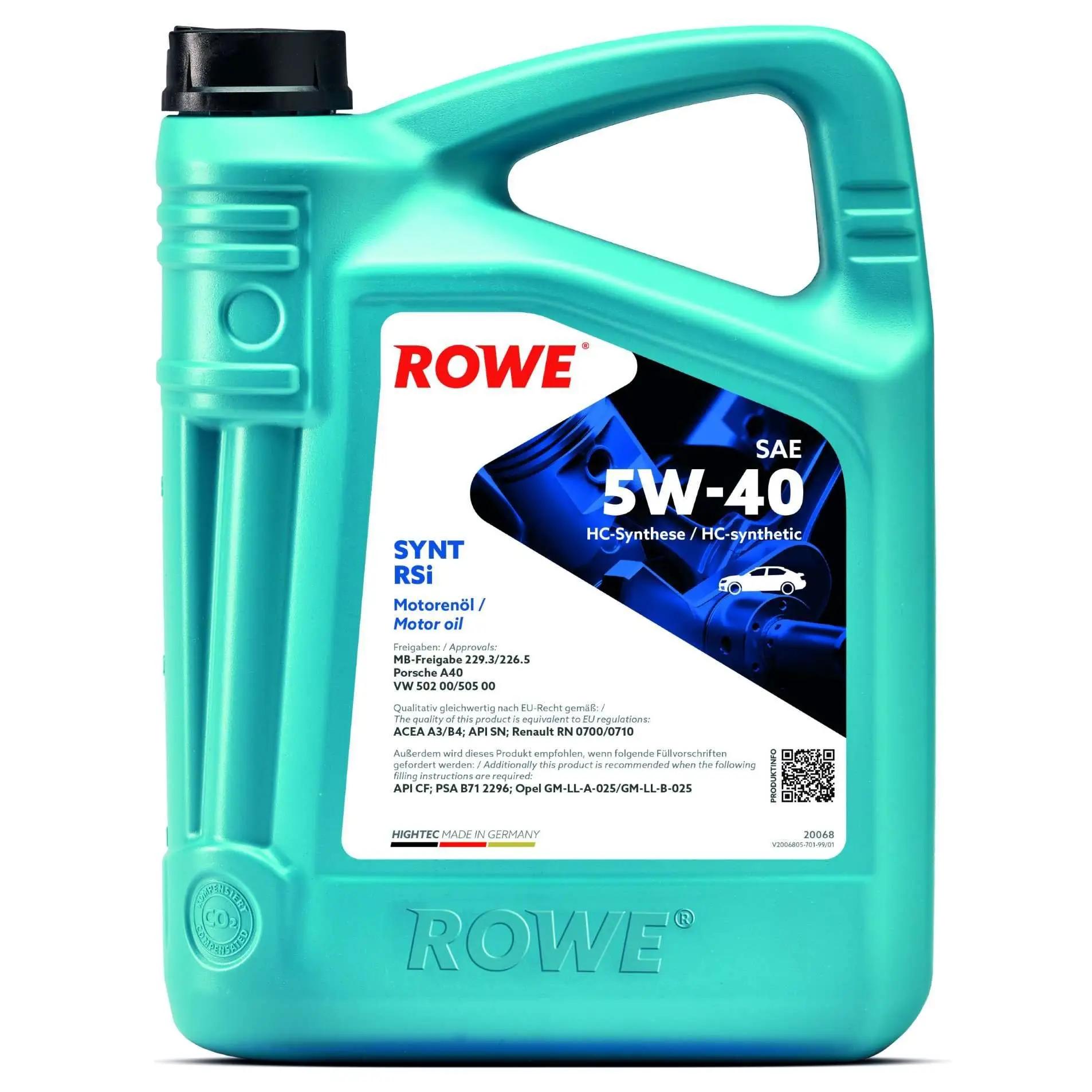 ROWE Huile moteur ROWE