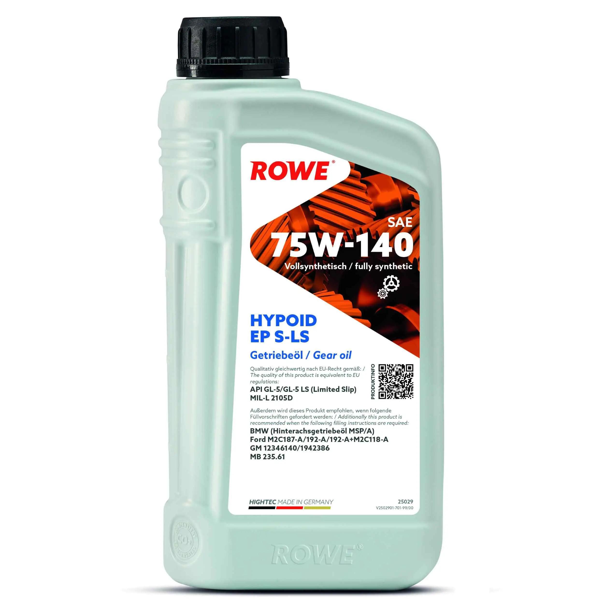 ROWE Huile pour engrenage d'essieux ROWE