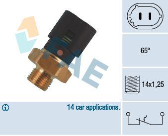FAE Contact thermique, voyant avertisseur de liquide de refroid.