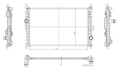 NRF Radiateur, refroidissement du moteur