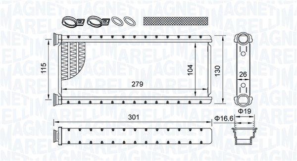 MAGNETI MARELLI Système de chauffage EASY FIT