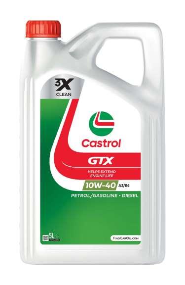 Castrol HUILE MOTEUR GTX 10W40 5L MADE IN FRANCE