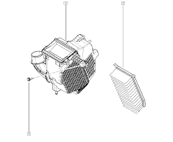 RENAULT OEM Boîte, filtre à air Origine Renault