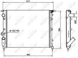 NRF Radiateur de refroidissement