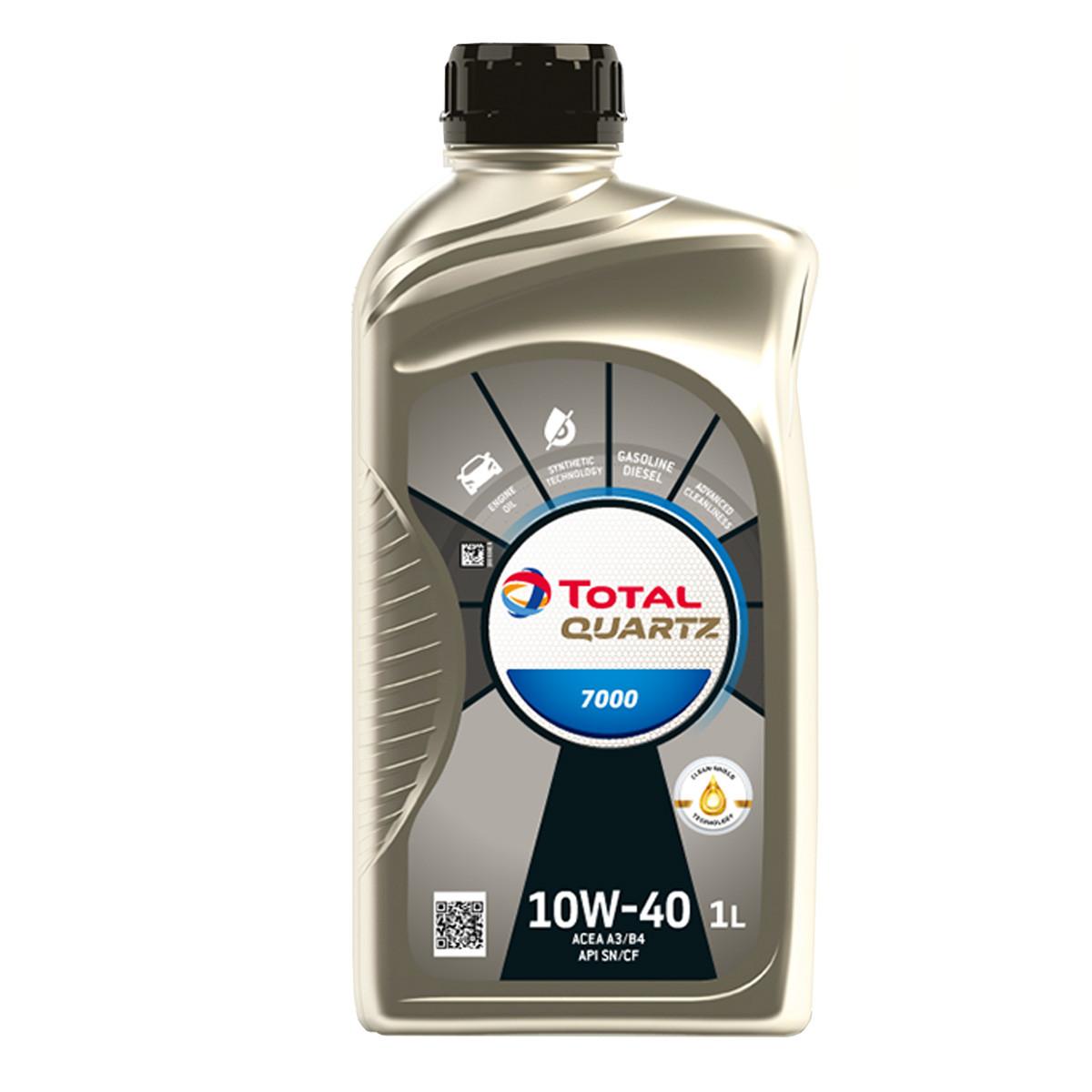 TOTAL TOTAL HUILE MOTEUR QUARTZ 7000 10W40 1L