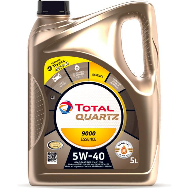 TOTAL TOTAL Quartz, 9000 Huile moteur 5W-40 5L