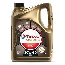 TOTAL HUILE MOTEUR QUARTZ 5000 20W50 4L