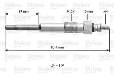 VALEO Bougie de préchauffage