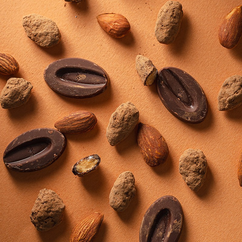 BONBONS AMANDES AU CHOCOLAT VALRHONA