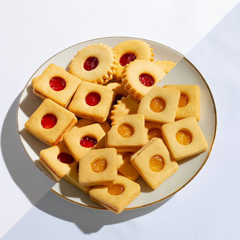 SABLÉS PUR BEURRE À LA CONFITURE