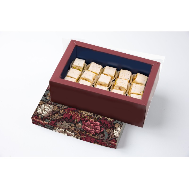 NOUGAT PISTACHES, AMANDES MIEL 20 PIÈCES