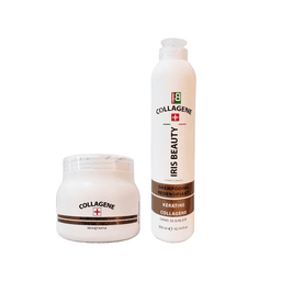 Iris Beauty kératine collagène Shampooing + Masque