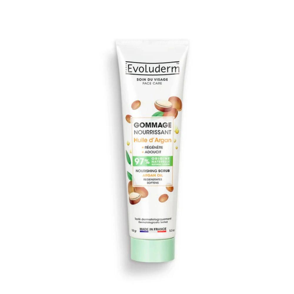 Gommage visage Nourrissant Huile d’Argan Evoluderm