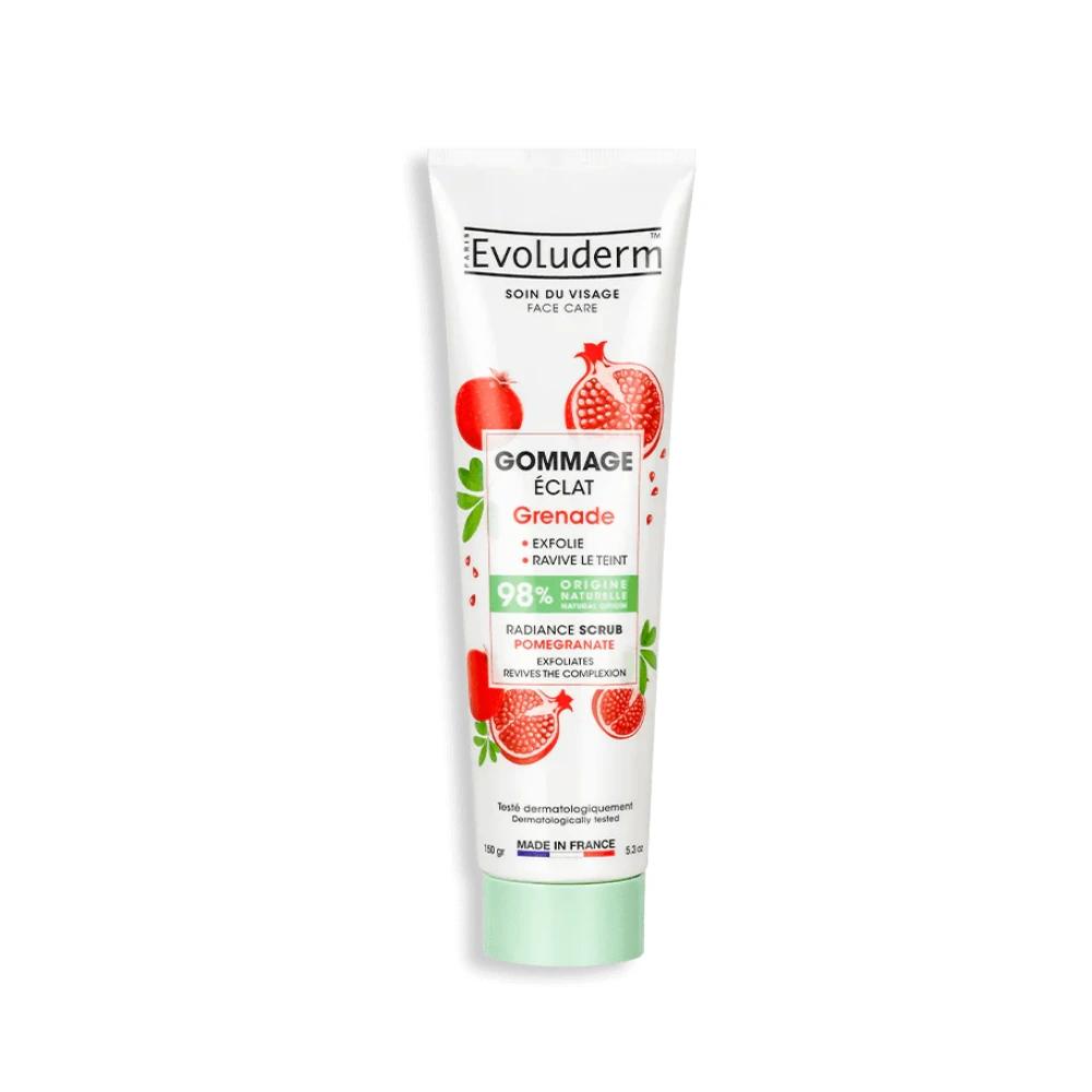 Gommage visage Éclat Grenade Evoluderm