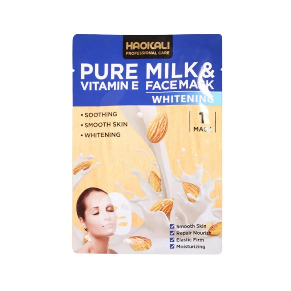 Tissu Masque pour Visage Eclaircissant à la vitamine E