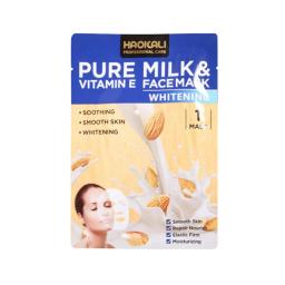 Tissu Masque pour Visage Eclaircissant à la vitamine E