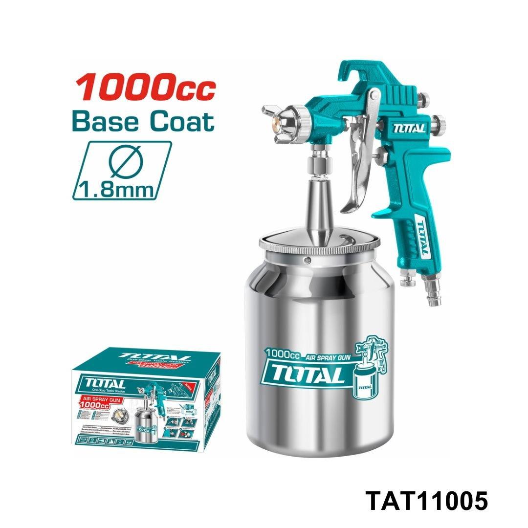 TOTAL pistolet de peinture 1*8 mm 1000cc TAT11005