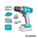 TOTAL visseuse perceuse 45nm 20v double batterie TDLI200528