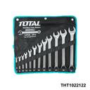 TOTAL jeu de 12 pcs de clés combinées THT1022122