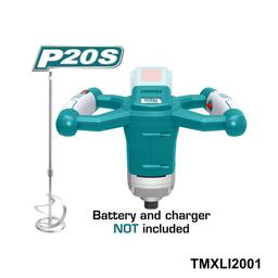 TOTAL malaxeur batterie 20v TMXLI2001