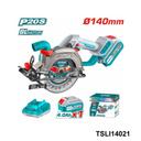 TOTAL scie circulaire 140mm sans fil TSLI14021