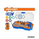 Wadfow jeu de 45 embouts cr-v WSS8B45