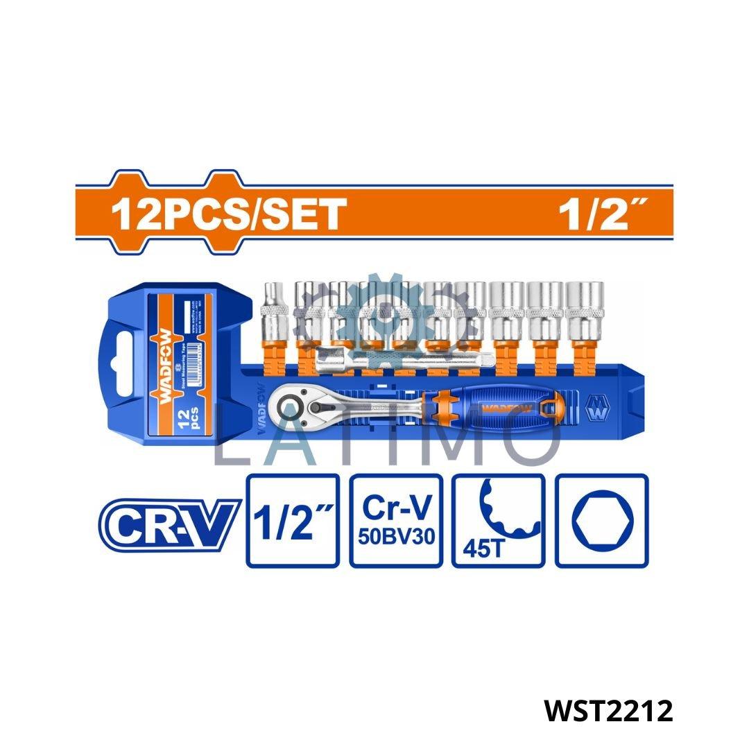 Wadfow jeu 12 cle a cliquet 1 2″ WST2212