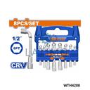 Wadfow jeu de 8 clé a pipe WTH4208