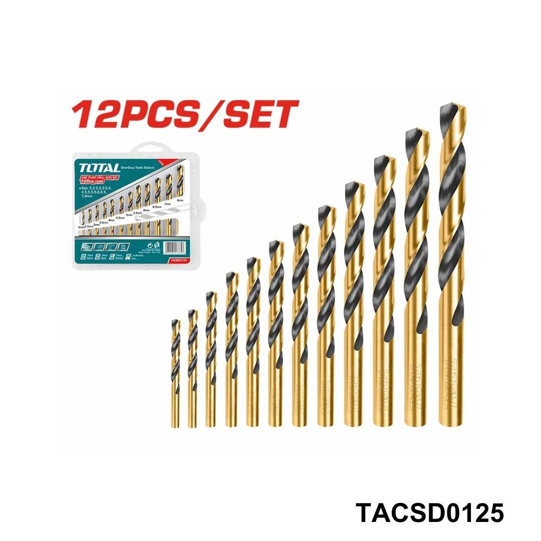 TOTAL jeu 12 meche metaux TACSD0125