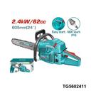 TOTAL Scie à chaîne à essence 62cc 2.4KW 60cm TG5602411