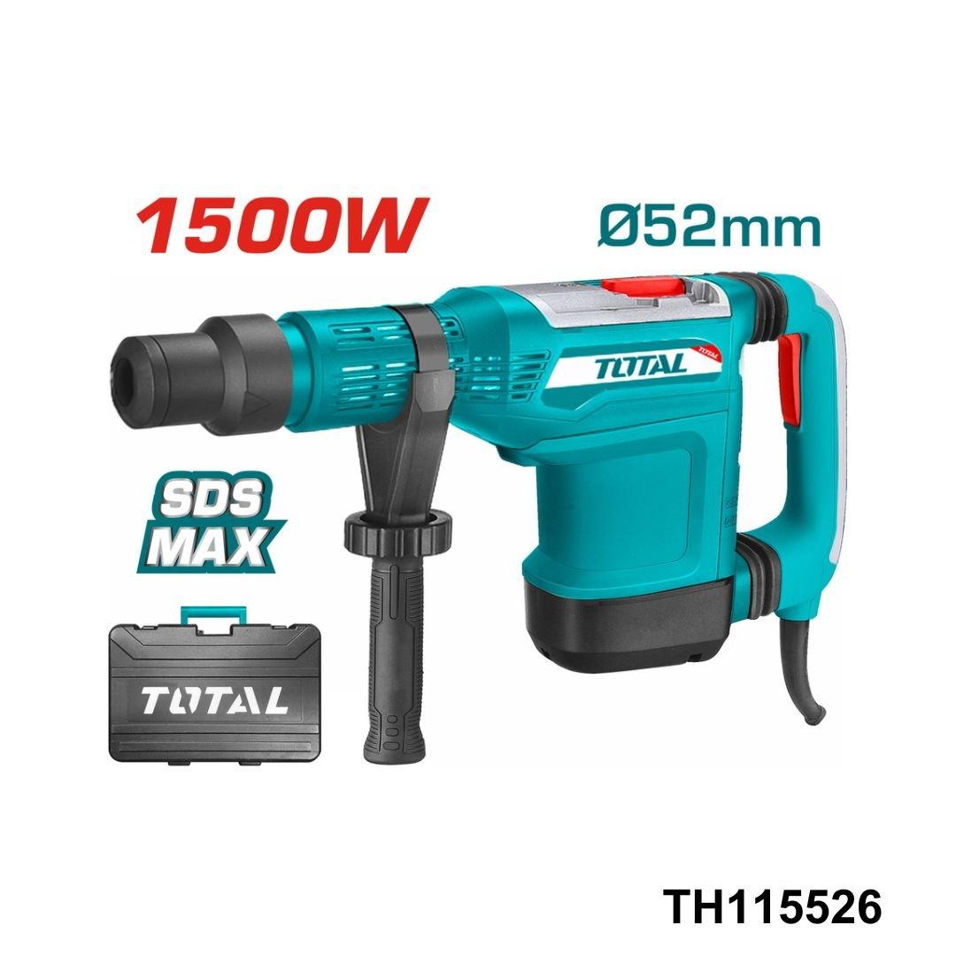 TOTAL marteau perforateur 1500w sds max TH115526