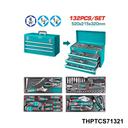 TOTAL caisse metallique+132 outils THPTCS71321