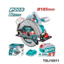 TOTAL scie circulaire 20s sans fil 185mm TSLI18511