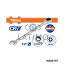 Wadfow cle mixte cliquet 19 WSA5119