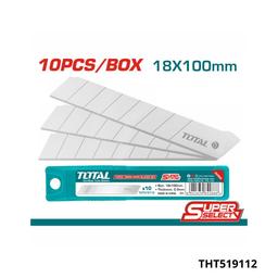 TOTAL jeu de 10 lames 18x100mm THT519112