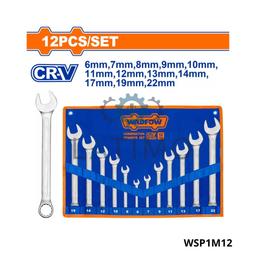 Wadfow jeu 12 cle mixte 6-22mm WSP1M12