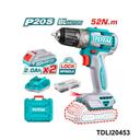 TOTAL visseuse perceuse 52nm a 2b brushless + acc TDLI20453