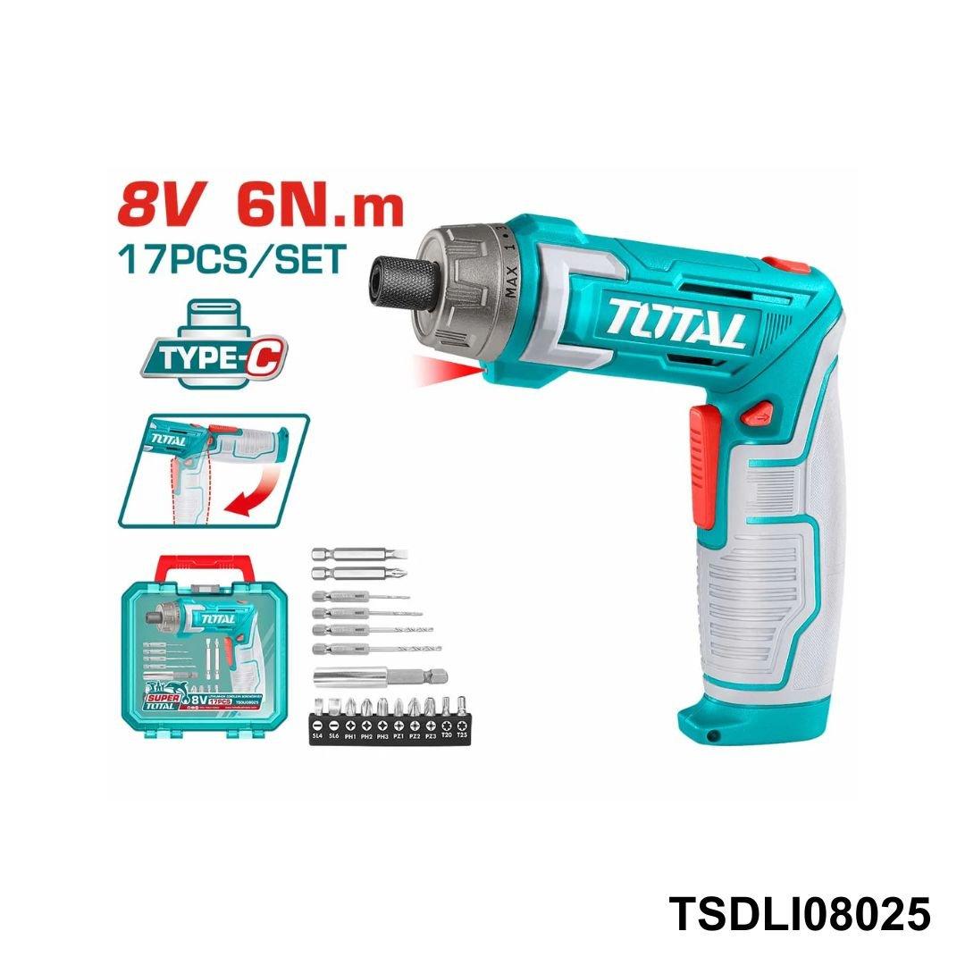 TOTAL mini visseuse 6nm a b 8v TSDLI08025