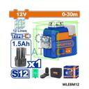 Wadfow niveau laser 3d 30m 12 lignes
