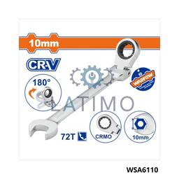 Wadfow cle mixte a cliquet rev 10mm WSA6110