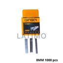 DINGQI Agrafes 8mm 1000 pcs ART03192