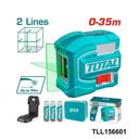 TOTAL niveau laser 2 ligne 35 metre TLL156601
